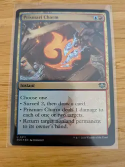 MTG Prismari Charm (FOIL) 0211 Secrets of Strixhaven M/NM Free UK P&P - Image 1