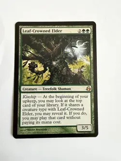 MTG Leaf-Crowned Elder Morningtide MOR 128/150 Rare EN - Image 1