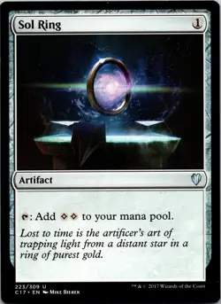 Sol Ring 223 Uncommon Commander 2017 MTG Near Mint - Image 1