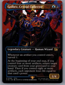 Golbez, Crystal Collector #0395 FIN R (Borderless) (Non-Foil) MTG Final Fantasy - Image 1