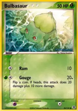 Lightly Played Bulbasaur - 55/112 - Common Pokemon FireRed & LeafGreen - Image 1
