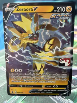 Near Mint Zeraora V - 053/198 - Ultra Rare Pokemon Prize Pack Series Cards - Image 1