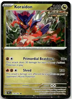 Koraidon (Cosmos Holo) 119/162 Rare Miscellaneous Cards & Products Pokemon NM - Image 1