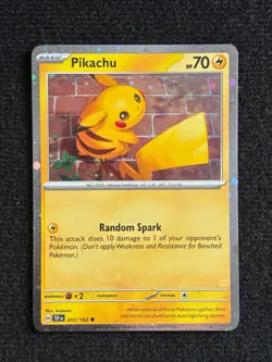 The Pokemon Company Pokemon TCG Pikachu 051/162 Temporal Forces Cosmo Holo (NM) - Image 2