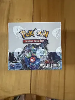 Pokemon Scarlet & Violet Stellar Crown Booster Box,Pokemon TCG Scarlet & Violet - Image 1