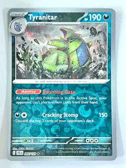 Tyranitar 095/159 Reverse Holo Rare Journey Together Pokemon TCG - Near Mint NM - Image 1