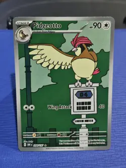 Pokemon TCG - Pidgeotto 208/197 Illustration Rare - SV03: Obsidian Flames - NM - Image 1