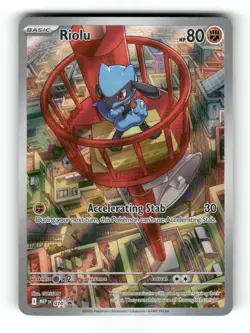 Riolu 010 Holo Promo ME: Mega Evolution Promo Pokemon Near Mint - Image 1