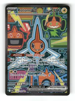Rotom ex 126/094 Special Illustration Rare Phantasmal Flames Pokemon Holo NM - Image 1