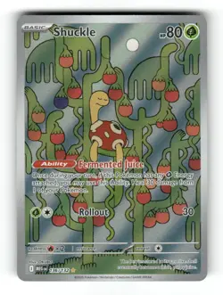 Shuckle 136/132 Illustration Rare Mega Evolution Pokemon Holo Near Mint - Image 1