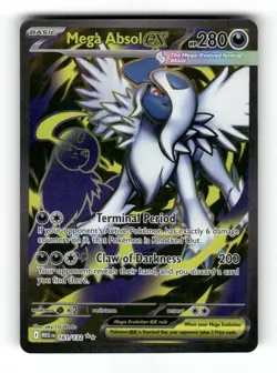 Mega Absol ex 161/132 Ultra Rare Mega Evolution Pokemon Holo Near Mint - Image 1