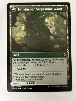 Turntimber Symbiosis 215/280 Non Foil Mythic Zendikar Rising MTG Near Mint - Image 2