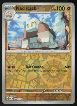 Naclstack 122/193 Uncommon Paldea Evolved Pokemon Reverse Holo Near Mint - Image 1