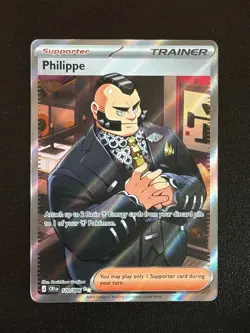 Philippe 110/086 Holo Ultra Rare Chaos Rising Pokemon Near Mint - Image 1