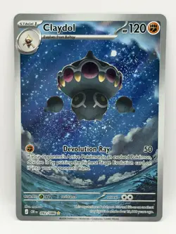 Claydol 092/086 Chaos Rising NM illustration Rare Pokemon TCG - Image 1