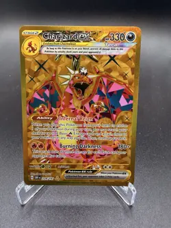 Charizard ex 228/197 Obsidian Flames Gold Hyper Rare Pokemon TCG NM Raw - Image 1