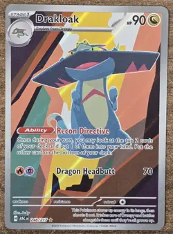 Drakloak 248/217 Illustration Rare Ascended Heroes Pokemon Holo Near Mint - Image 1