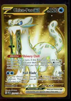 CHIEN-PAO EX 274/193 HYPER RARE PALDEA EVOLVED Pokemon Holo NEAR MINT - Image 1