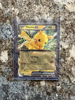 Pikachu ex 028/131 Double Rare Prismatic Evolutions Pokemon Holo Near Mint - Image 1