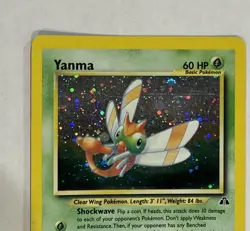 Pokemon Yanma Card 17/75 Holo Rare Neo Discovery MP Moderate Play TCG - Image 3