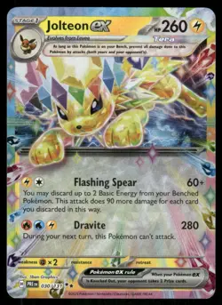 Jolteon ex 030/131 Holo Double Rare Prismatic Evolutions Pokemon Near Mint - Image 1
