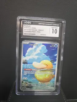 Psyduck 226/217 Illustration Rare Holo Ascended Heroes Pokemon CGC 10 Gem Mint - Image 1