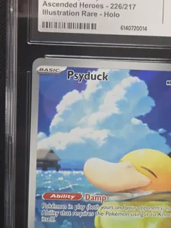 Psyduck 226/217 Illustration Rare Holo Ascended Heroes Pokemon CGC 10 Gem Mint - Image 2