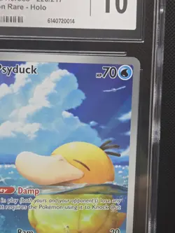 Psyduck 226/217 Illustration Rare Holo Ascended Heroes Pokemon CGC 10 Gem Mint - Image 3