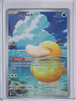Pokemon Ascended Heroes - Psyduck 226/217 Illustration Rare IR Full Art NM - Image 1