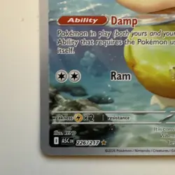 psyduck ascended heroes 226/217 illustration rare, near mint - Image 5