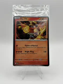 Pokemon TCG Ho-Oh EB Games Stamped Promo 010/086 Chaos Rising (SEALED!) - Image 1