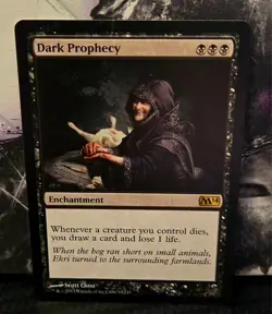 magic the gathering - Dark Prophecy - Enchantment - Rare - Black - Swamp - Image 1
