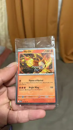Pokemon TCG Ho-Oh EB Games Stamped Promo 010/086 Chaos Rising Sealed ✅ X4✅ - Image 2