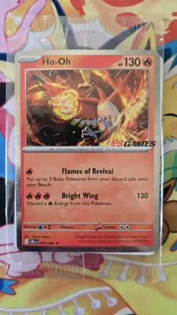 Pokemon TCG ~ Ho-Oh 010/086 Galaxy Mega Evo Chaos Rising Eb Games Promo Sealed - Image 1