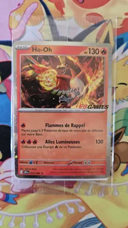 Pokemon TCG ~ Ho-Oh 010/086 Galaxy Chaos Rising Eb Games Promo Sealed FRENCH x3 - Image 2