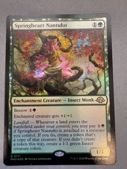 Springheart Nantuko - Foil, MH3, NM, MTG, Magic the Gathering - Image 1