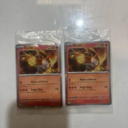 [Sealed] 2x Pokemon TCG- 010/086 Ho-Oh EB Games Stamped Promo - Image 1