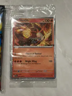 Pokemon TCG Ho-Oh EB Games Stamped Promo 010/086 (SEALED) x2 - Image 2