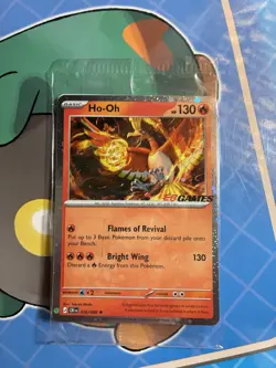 Pokemon TCG HO-OH EB Games Stamped Promo 010/086 SEALED Cosmos Holo - Image 1