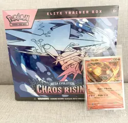 Pokemon TCG Chaos Rising Elite Trainer Box + EB Games Ho-Oh Promo Sealed 010/086 - Image 1