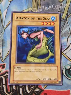 YUGIOH - AMAZON OF THE SEAS - CP05-EN012 - UNLIMITED - COMMON - TCG YGO LP - Image 1