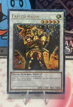 FABLED RAGIN HAC1-EN146 1ST ED YUGIOH (DUEL TERMINAL ULTRA NM) - Image 1