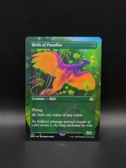 Birds of Paradise (Borderless) Dominaria Remastered Regular - Image 1