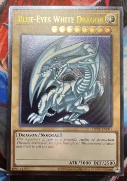 Yu-Gi-Oh! Blue-Eyes White Dragon OP28-EN001 ** Ultimate Rare * Pack Fresh - Image 2