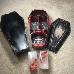 UltraPro Coffin Yugioh Vampire Deck Holder Custom Rare - Image 2