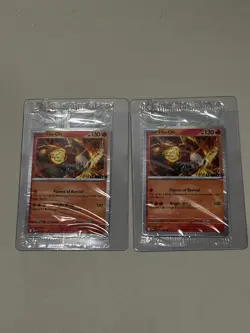 Pokemon TCG Ho-Oh EB Games Stamped Promo 010/086 Chaos Rising x 2 SEALED - Image 1