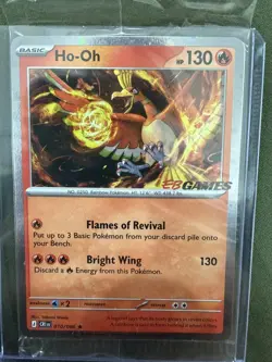 Ho-Oh 010/086 - EB Games Promo Card – Sealed – Pokemon TCG - Image 1