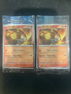 2X Ho-Oh 010/086 - EB Games Promo Card – Sealed – Pokemon TCG - Image 1