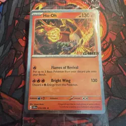 Pokemon TCG Ho-Oh EB Games Stamped Promo 010/086 Chaos Rising (SEALED!) - Image 1