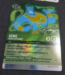 Disney Lorcana D 100 D100 Genie Powers Unleashed Promo Foil EN NM Rare - Image 5